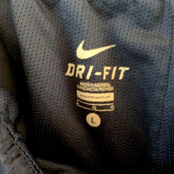 Nike Black Dri-Fit XL very light joggers/ Black/ zipper down the calf - Picture 4 of 8